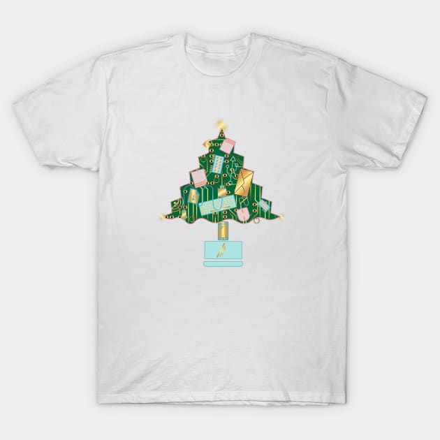 Tech tree T-Shirt by bluehair